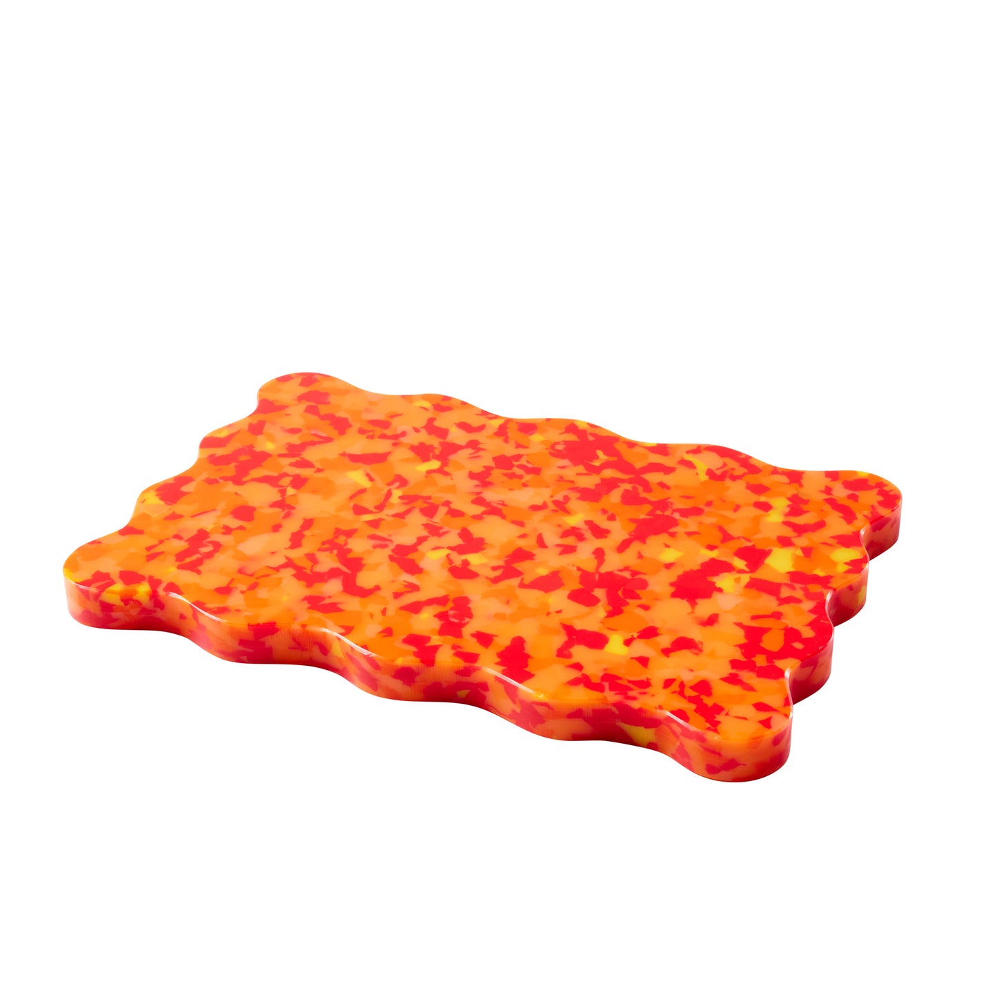 orange coloured chopping board