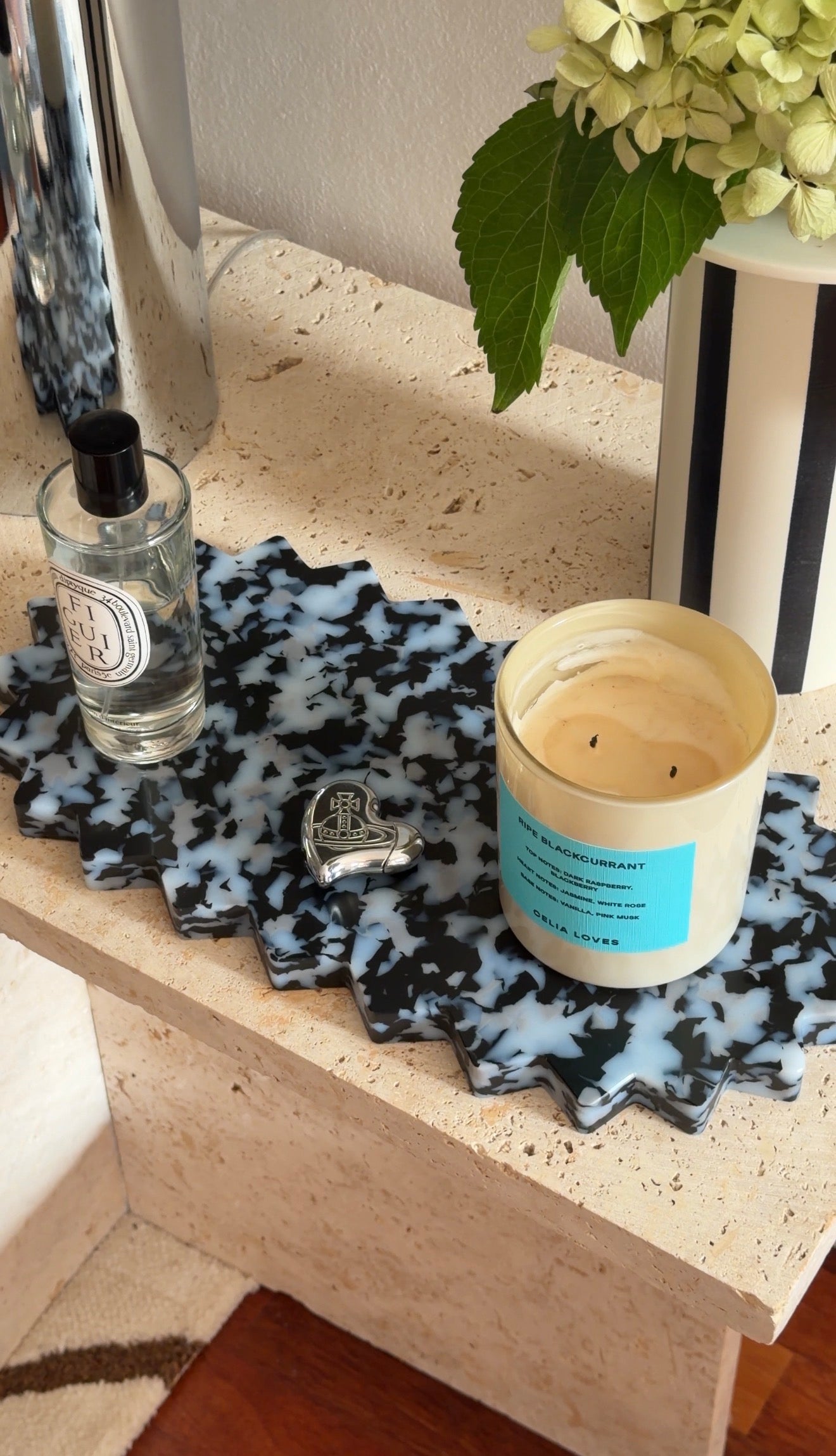 PERIWINKLE SPIKEY TRAY