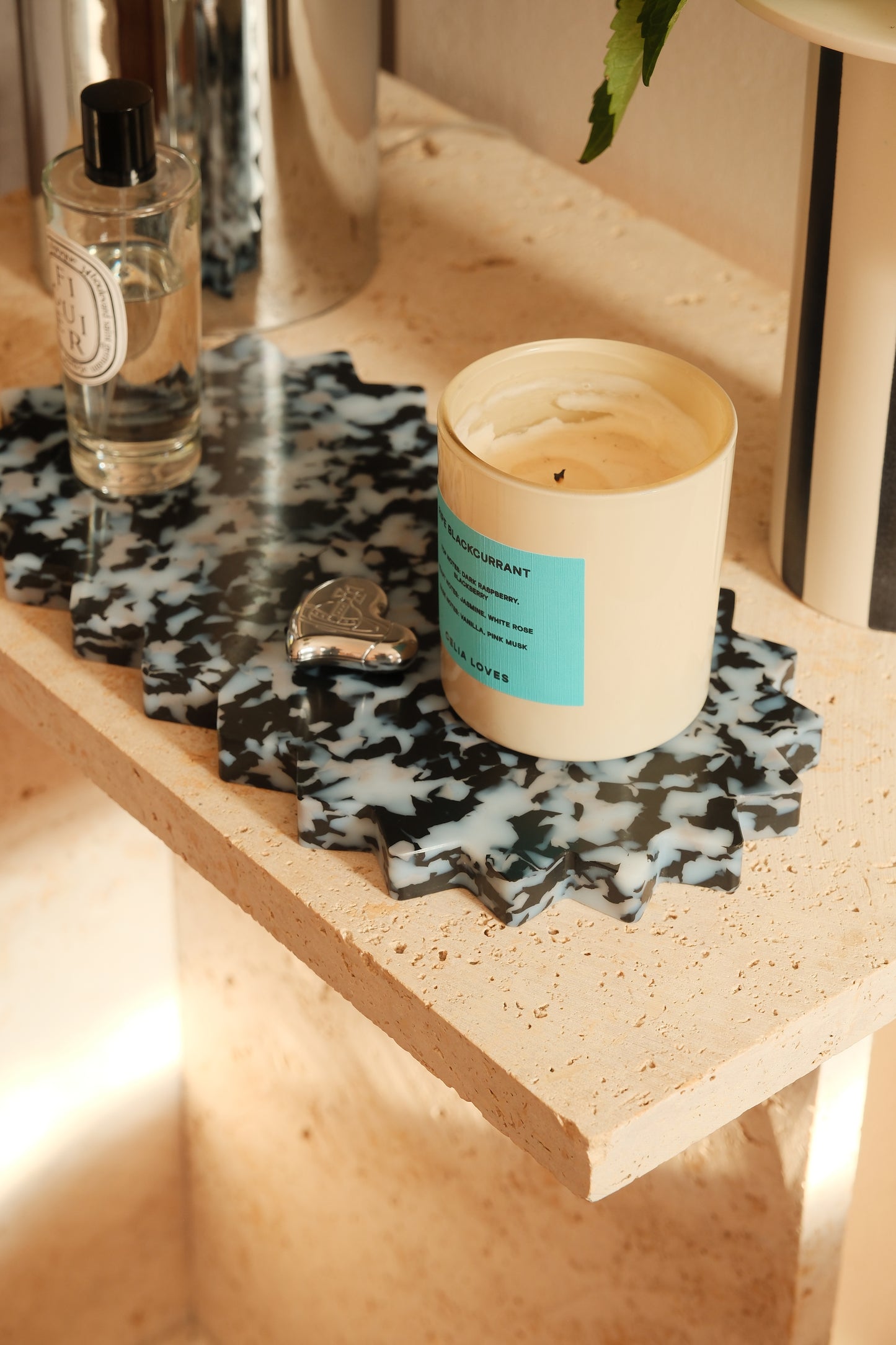 PERIWINKLE SPIKEY TRAY